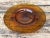 Vintage Amber Glass Serving Tray For Sale - Image 9 of 12