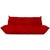 Togo Fabric Three-Seater Sofa Couch in Red by Michel Ducaroy for Ligne Roset For Sale - Image 13 of 13
