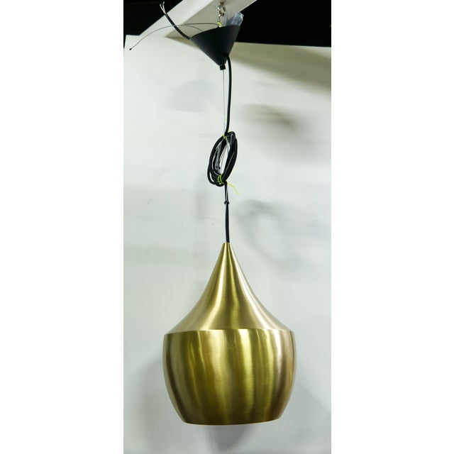 Contemporary Tom Dixon Beat "Fat" Brass Pendant Light For Sale - Image 3 of 9