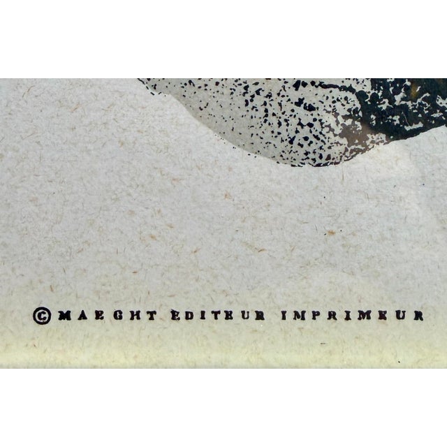 60s Miró Galerie Maeght Exhibition Lithograph Print Professional Frame For Sale - Image 12 of 12