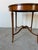Antique French Neoclassical Flame Mahogany Round Side Table For Sale - Image 11 of 12