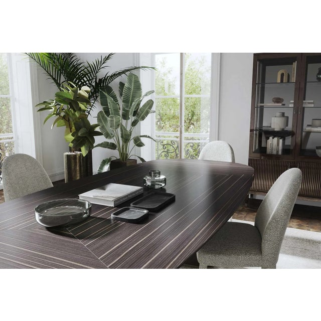 Not Yet Made - Made To Order Balzaretti Dining Chair in Torri Lana Boemian Fabric from Kabinet For Sale - Image 5 of 7