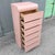 Postmodern Postmodern Pink Gloss Laminate Waterfall Highboy/Lingerie Armoire For Sale - Image 3 of 8