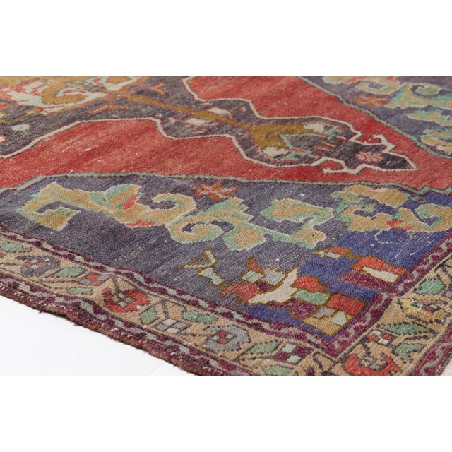 Vintage Turkish Medallion Rug For Sale - Image 9 of 10