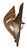 This is a vintage 1920s-1930s Art Deco "slip shade" wall sconce, manufactured by the company Markel. It features a...