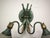 Baroque Two-Light Wheat Ear Wall Lamp with Murano Glass, 1980s For Sale - Image 3 of 10