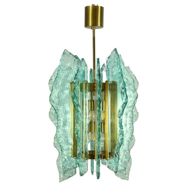 Cut-Glass Chandelier from Fontana Arte, 1960s For Sale - Image 15 of 15