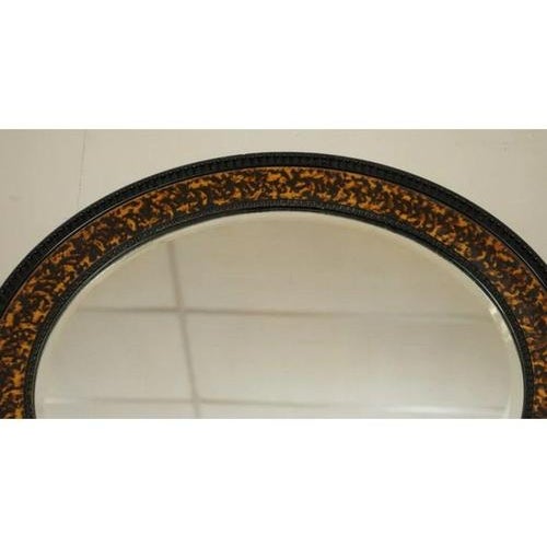 Vintage Oval Wall Mirror in the style of William Yeoward For Sale - Image 6 of 10