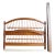 Ethan Allen Maison Cal King Wheatback Bed For Sale