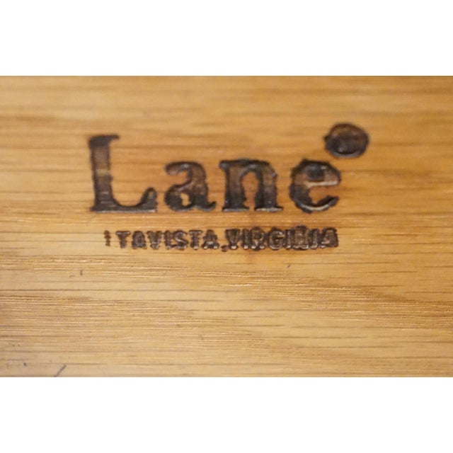 Wood Altavista Lane Walnut MCM Mid Century Modern 22" Accent End Table For Sale - Image 7 of 12