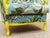 Antique Yellow Painted Wild Life Parlor Chair For Sale - Image 11 of 12