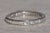 1910s The Falgarwood: Ladies Antique Platinum Wedding Band set with French Cut Diamonds For Sale - Image 5 of 10