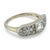 1930s Art Deco Diamond 14k White Gold Ring, Size 4.75 For Sale - Image 4 of 6