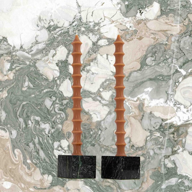 Hand-poured beeswax candles inspired by the graceful silhouettes of traditional bamboo pagodas. Made with 100% natural...