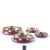 4 stackable pyramid plates of variable diameter (20, 22, 27, 32 cm) This piece is designed in the style of the selected...