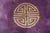 1920s 1920s Purple Traditional Dragon Shou Symbols Wool Antique Chinese Art Deco Rug For Sale - Image 5 of 9