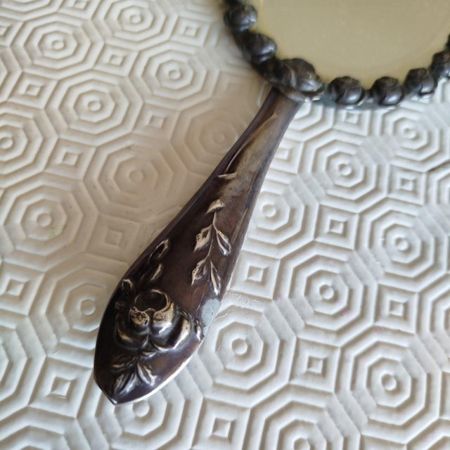 Silver Hand Mirror, 1930s For Sale - Image 4 of 5