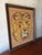 Mid-Century Modern Vintage Lion Needlepoint Wall Art in Carved Wood Frame, 1960s For Sale - Image 3 of 8