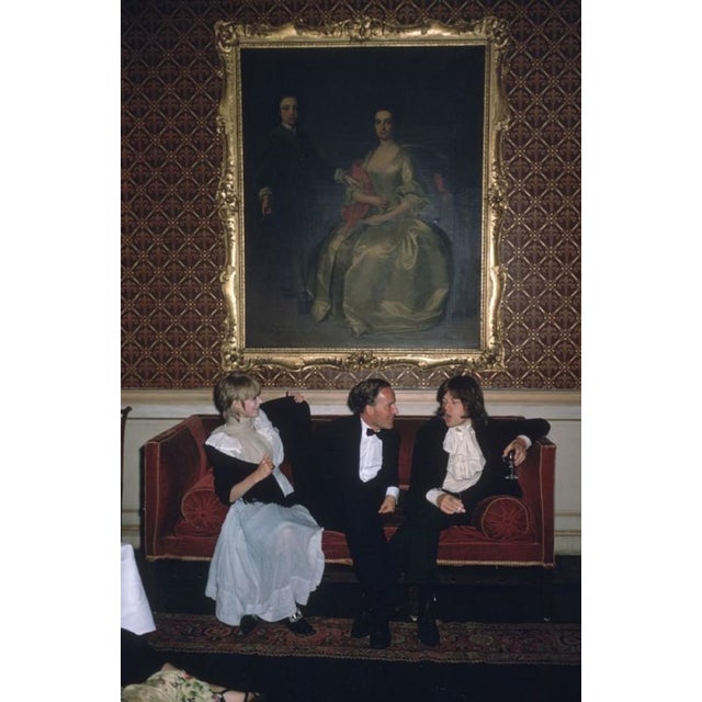 Pop and Society 1968 1968: From left to right; singer Marianne Faithfull, the Honorable Desmond Guinness and Mick Jagger...