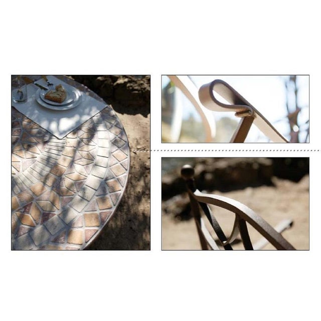 Armchair / Chair in Wrought Iron, Garden Furniture, Indoor and Outdoor For Sale - Image 11 of 18