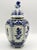 White Antique Delft Lidded Jar With Foo Dog & Bird For Sale - Image 8 of 10