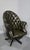 Forest Green Leather Office Desk Chair, 1920s For Sale - Image 8 of 10