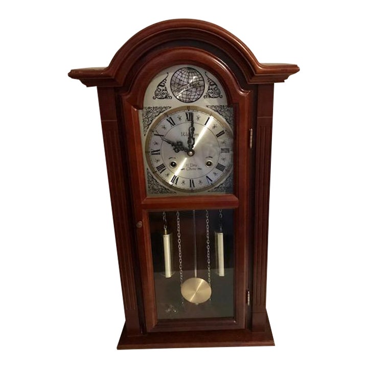 Early 21st Century Waltham 31 Day Chiming Wall Clock Chairish