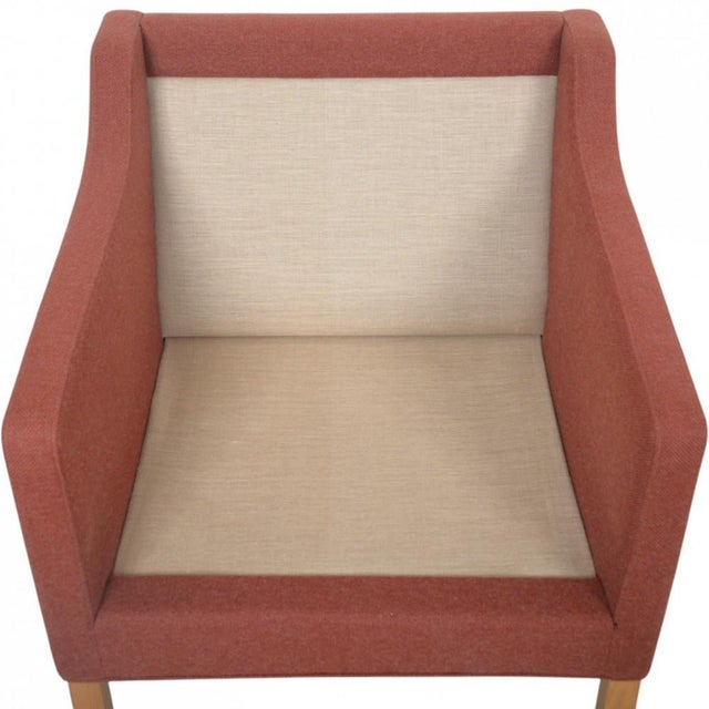 Model 2421 Chair in Fabric by Børge Mogensen, 1980s For Sale - Image 13 of 16