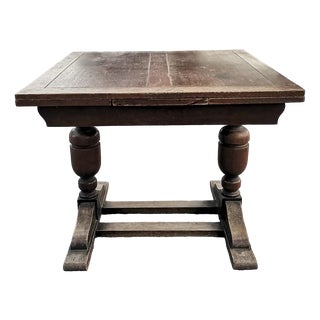 British Table in Oak, 1900 For Sale