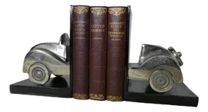 Vintage Model Car Bookends, 1970s