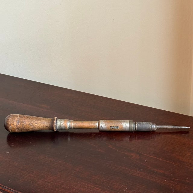 Vintage Wood-Handled Screwdrivers — Set of Three For Sale - Image 4 of 13