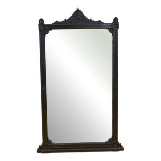 Antique Mirror with Decorations For Sale