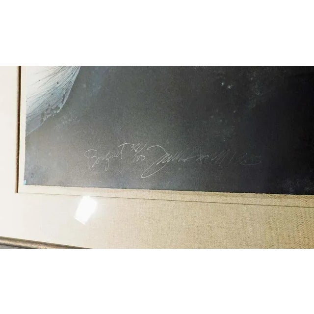 1980s 1980s Frank Howell "Bouquet " Lithograph Hand Signed Artwork For Sale - Image 5 of 5