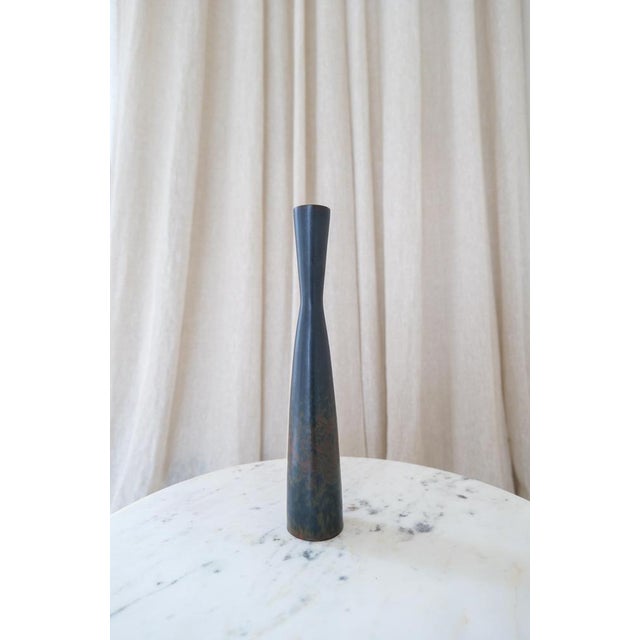 Mid-Century Modern Black Vases by Carl-Harry Stålhane for Rörstrand, 1950s, Set of 3 For Sale - Image 10 of 17