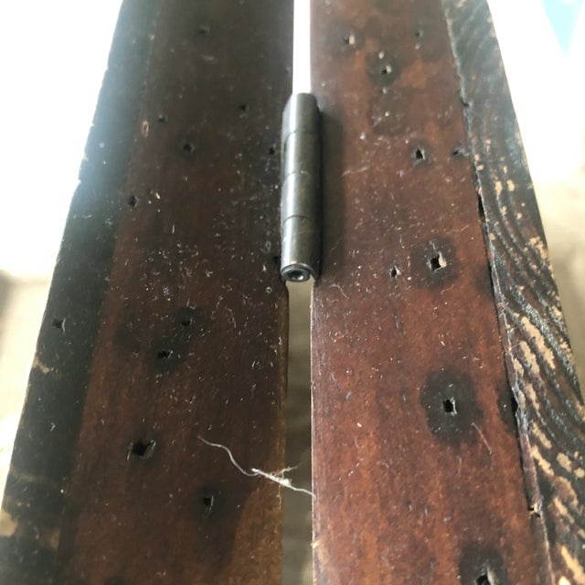 1990s Wood Wine Bottle Holder/Riddling Rack/Table Top For Sale - Image 4 of 8