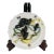 Mid-Century Italian Trompe L’Oeil Hand Painted Wall Plate by Peasant Village | Mussels & Lemon Wedges | Majolica For Sale