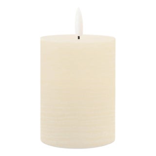 FIA Wick Ivory Pillar Candle (Set of 2) For Sale