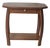 Art Deco Table in Oak with Curved Legs, 1930s For Sale