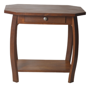 Art Deco Table in Oak with Curved Legs, 1930s