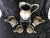 Antique Anglo-Indian Hand-Chased Silver-Plate Pitcher & Pedestal Tankard Set - 5 Pieces For Sale - Image 9 of 9