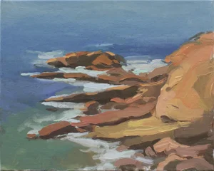 California Landscape Painting Giclee Art Print by Michelle Farro