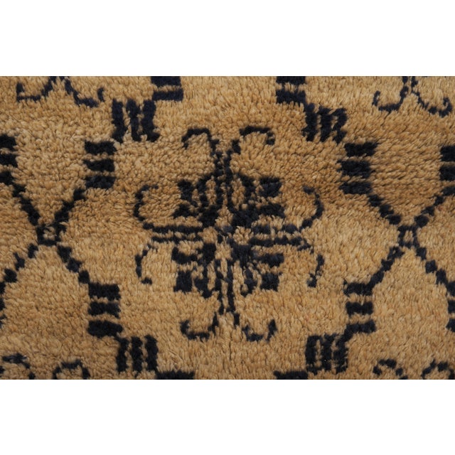 1960s Vintage Turkish Yellow Karapinar Tulu Rug 3'7'' X 6'3'' For Sale - Image 5 of 11