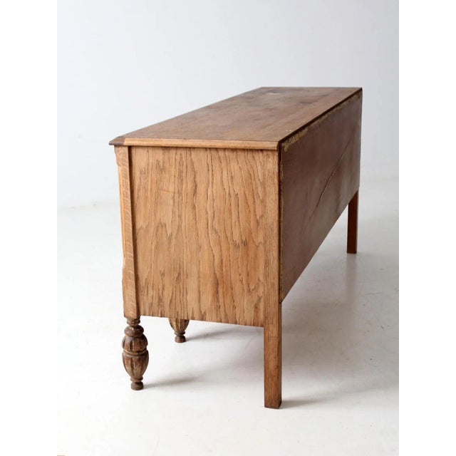 Wood Vintage Sideboard Cabinet For Sale - Image 7 of 17