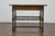 19th Century English Bobbin Leg Oak Side Table with Drawer and H Form Stretcher For Sale - Image 11 of 12