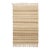 Rug & Kilim's Modern Flatweave Rug in Beige and Gold With Striped Design For Sale