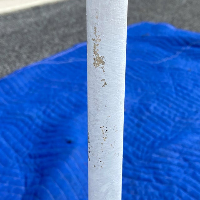 Mid-Century Rotating Wrought Iron 21 Ring Plant Stand For Sale - Image 11 of 13