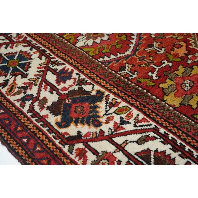 Textile Antique Mahal Rug 4'6'' x 8'8'' For Sale - Image 7 of 11