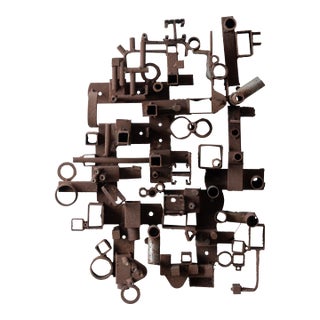 Giovanni 'John’ Bucci Metal Art Sculpture, 1960s For Sale