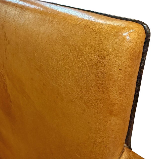 Set of Four Leather Dining Chairs by Bart Van Bekhoven For Sale - Image 14 of 18