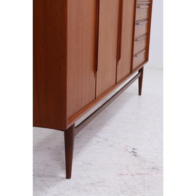 Vintage Teak Highboard by Heinrich Riestenpatt, 1960s For Sale - Image 17 of 18